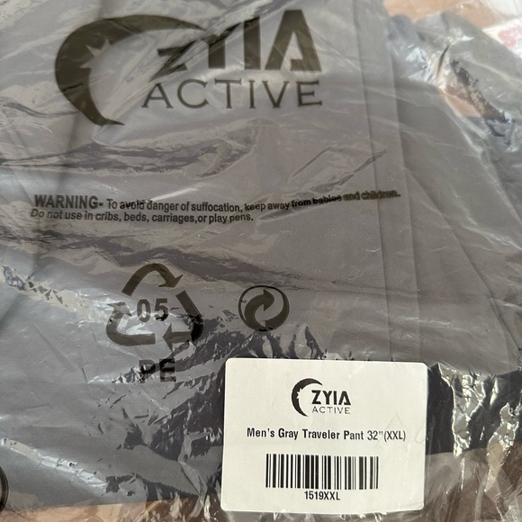 Zyia - Men's Gray Traveler Pant 32" - Picture 2 of 2